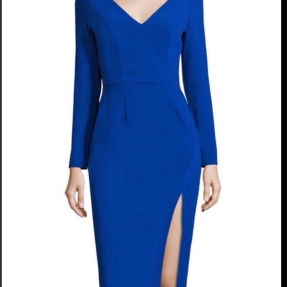 Black Halo Gilda dress in blue— NWT